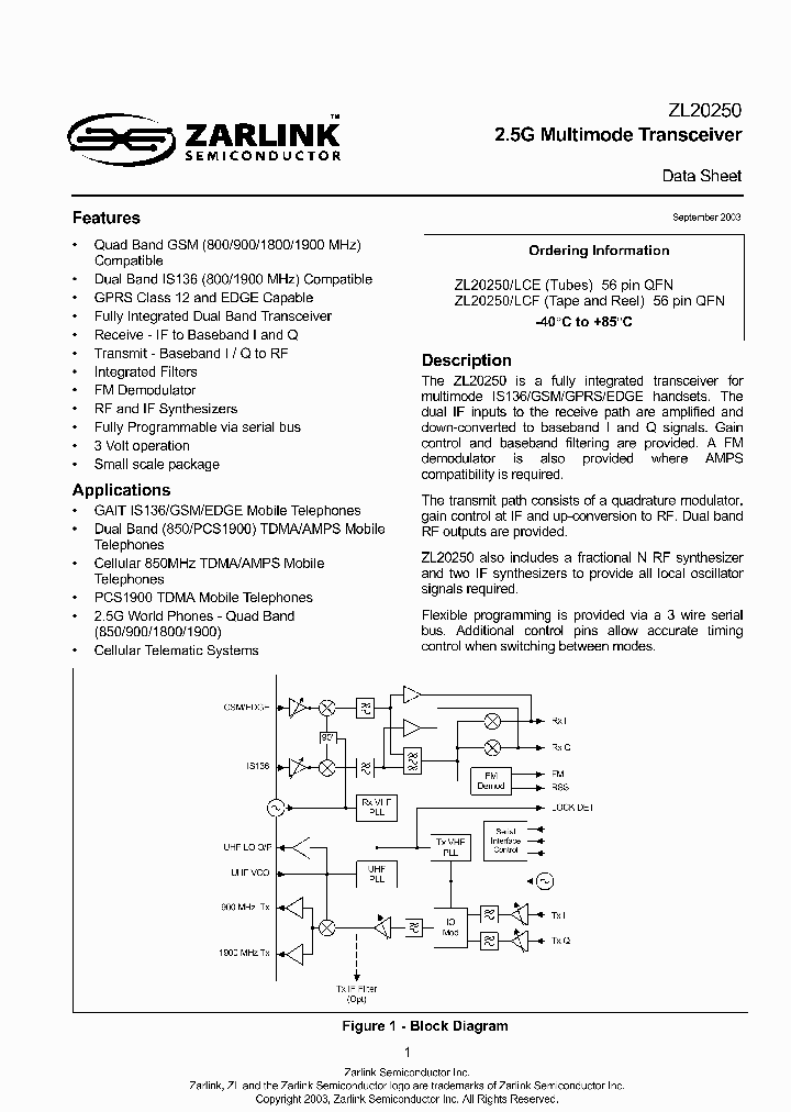 ZL20250LCF_2847657.PDF Datasheet