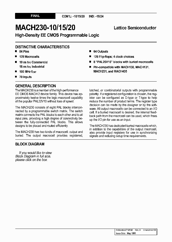 MACH230-15JC_2852170.PDF Datasheet