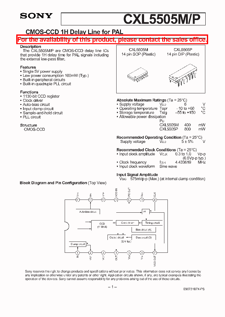 CXL5505MP_2856414.PDF Datasheet