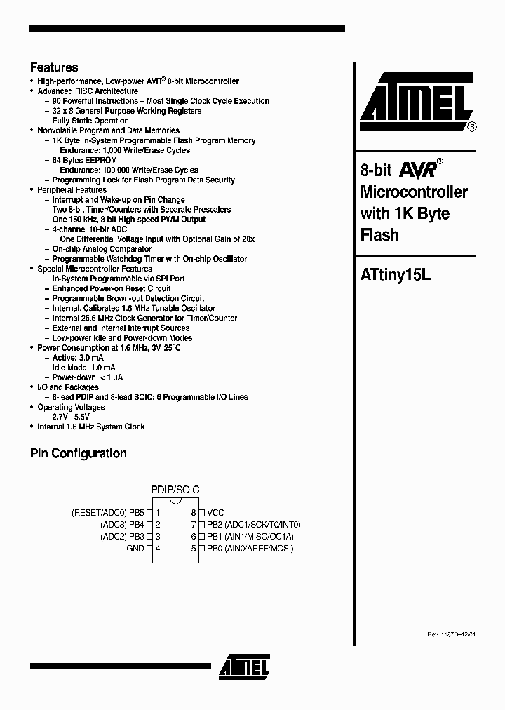 ATTINY15L-1SC_2856863.PDF Datasheet