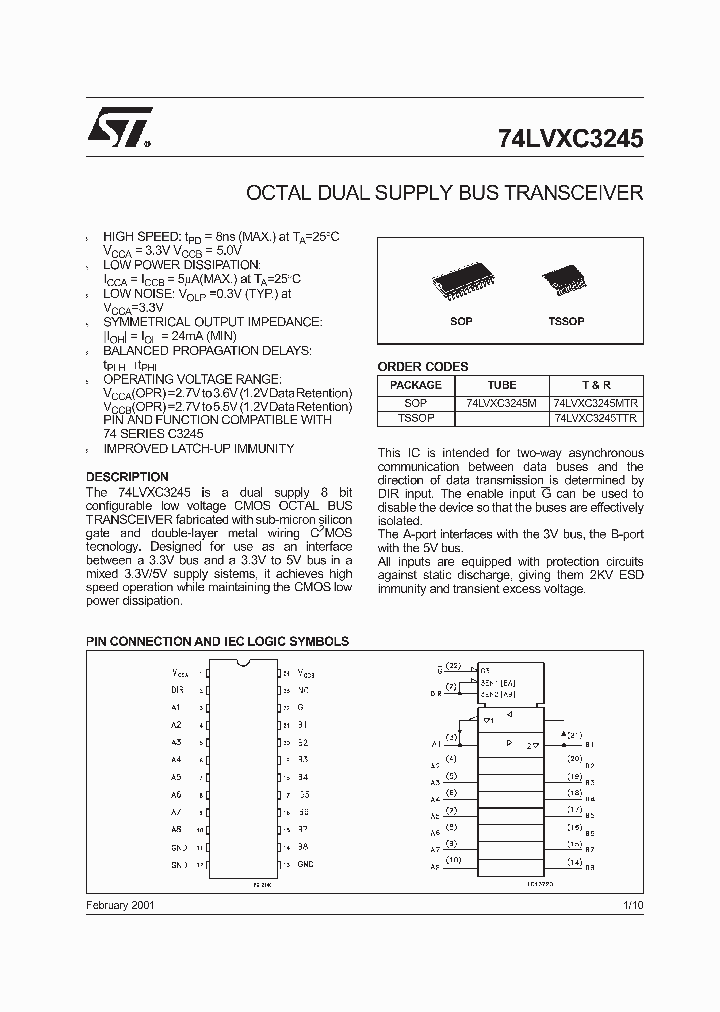74LVXC3245MTR_2857454.PDF Datasheet