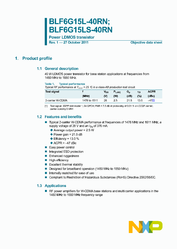 BLF6G15L-40RN_2858328.PDF Datasheet