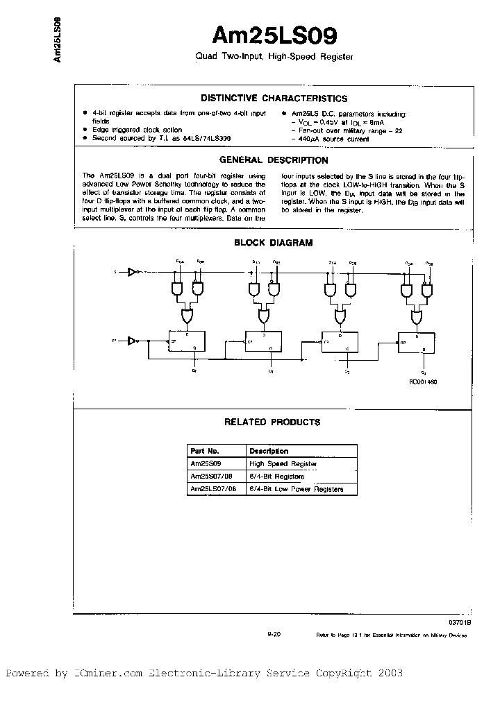 AM25LS09FM_2858889.PDF Datasheet