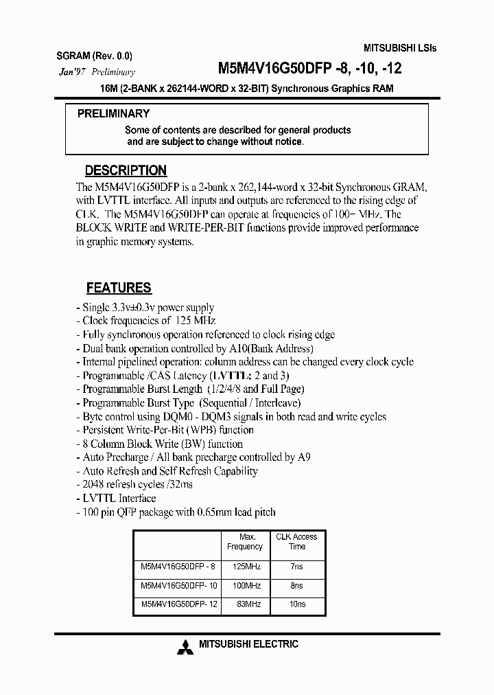 M5M4V16G50DFP-12_2856659.PDF Datasheet