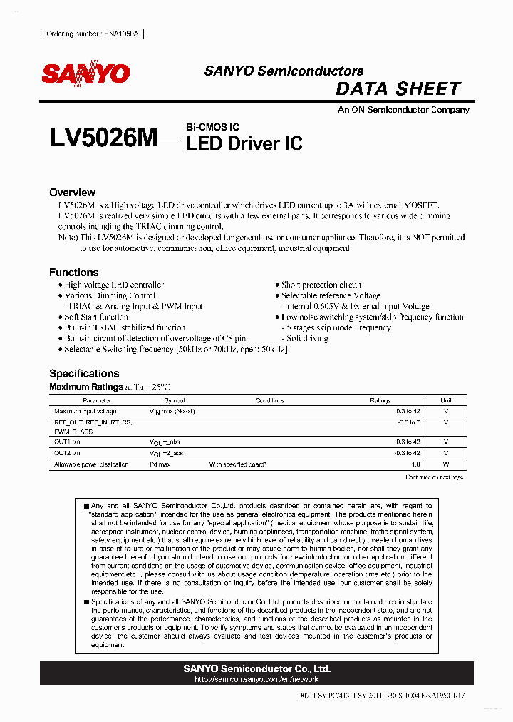 LV5026M_2861126.PDF Datasheet