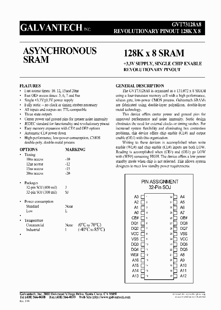 GVT73128A8J-15LI_2858930.PDF Datasheet