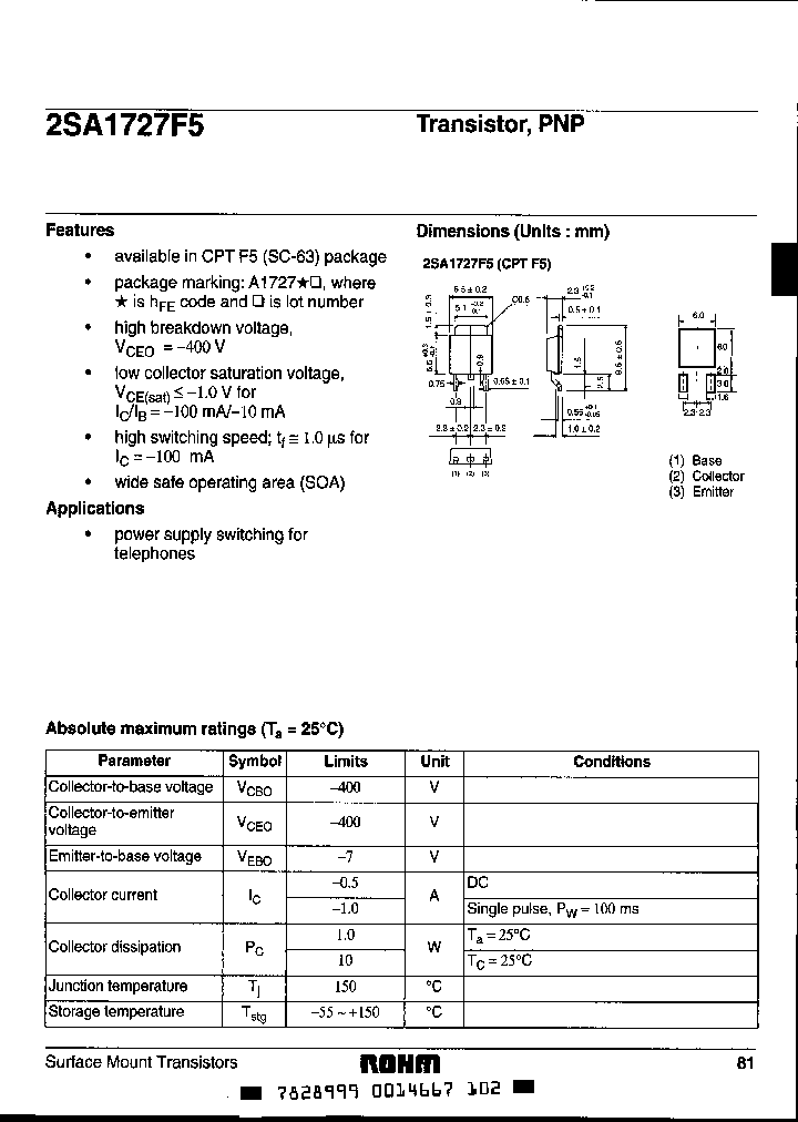 2SA1727F5N_2862743.PDF Datasheet