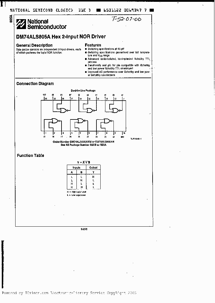 DM74ALS805N-1A_2861994.PDF Datasheet