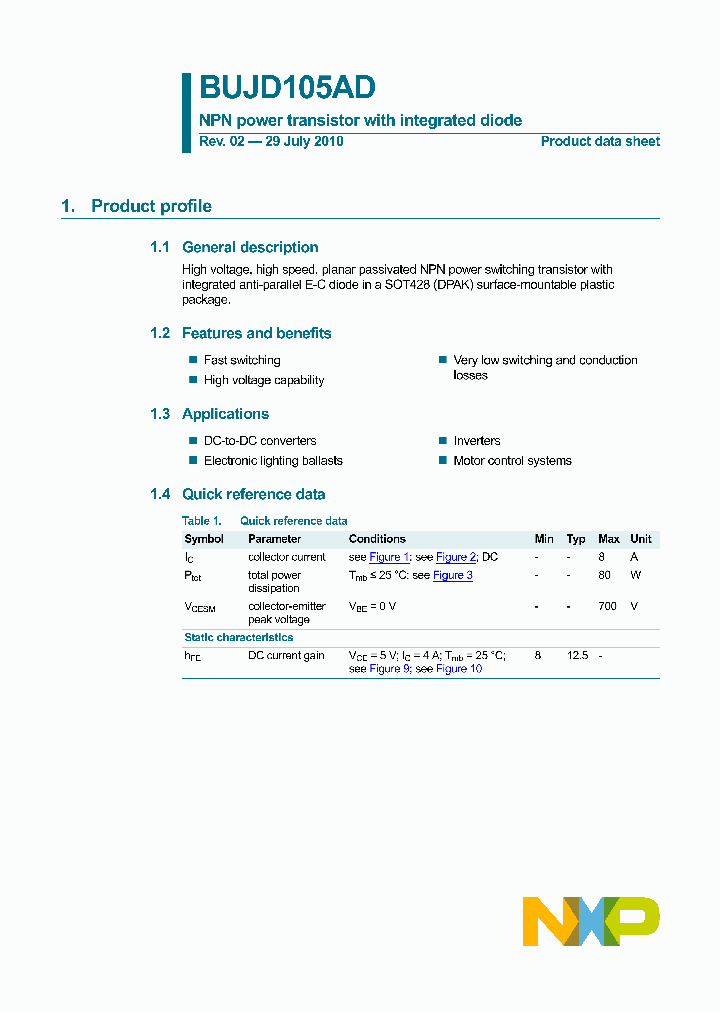 BUJD105AD_2858958.PDF Datasheet