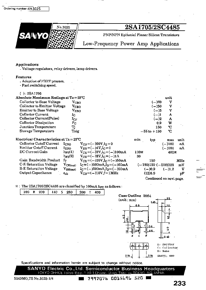 2SA1705R_2866210.PDF Datasheet