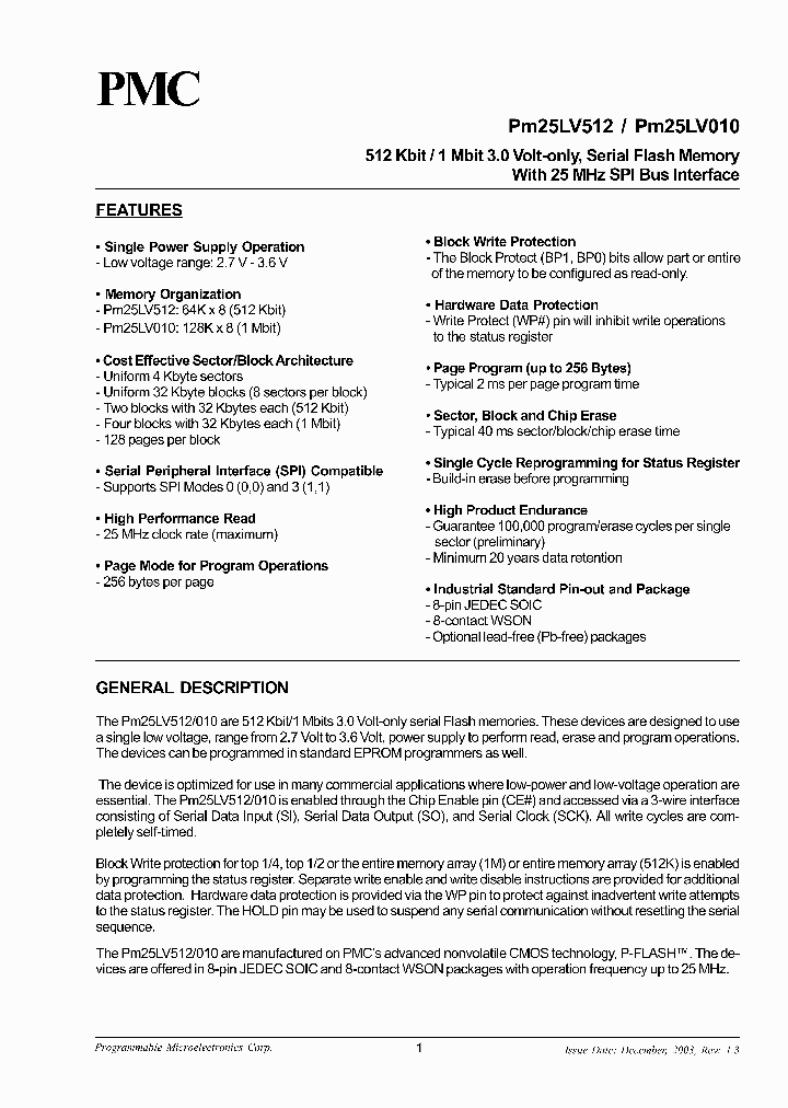 PM25LV512-25SC_2869185.PDF Datasheet