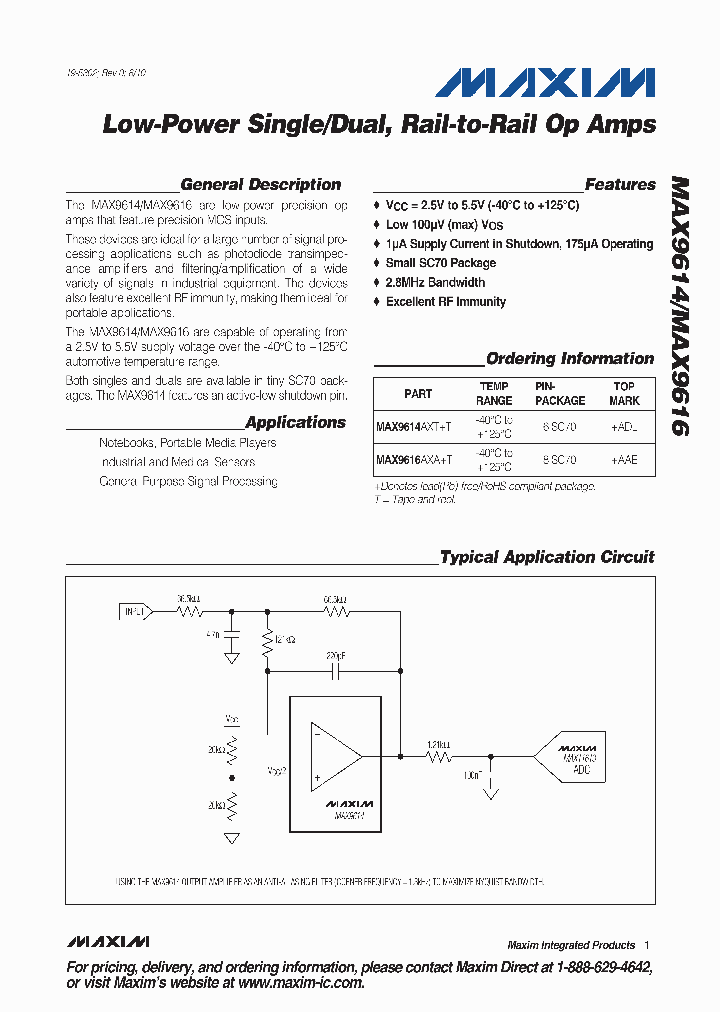 MAX9614_2870431.PDF Datasheet