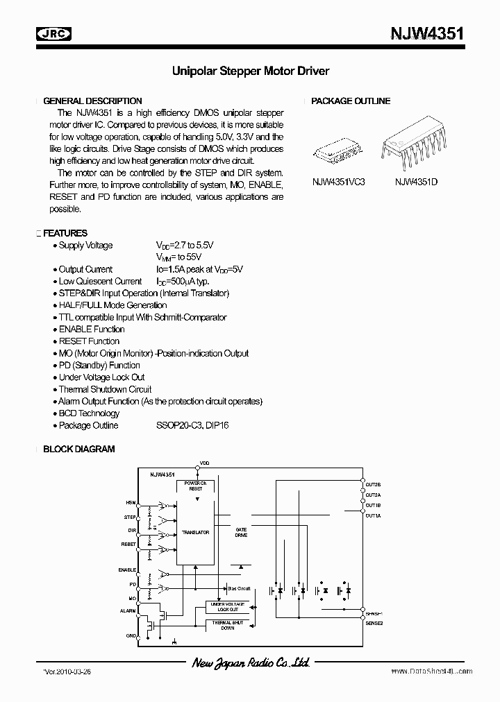 NJW4351_2870490.PDF Datasheet