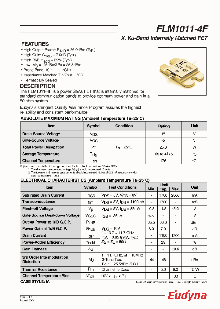 FLM1011-4F_2872439.PDF Datasheet