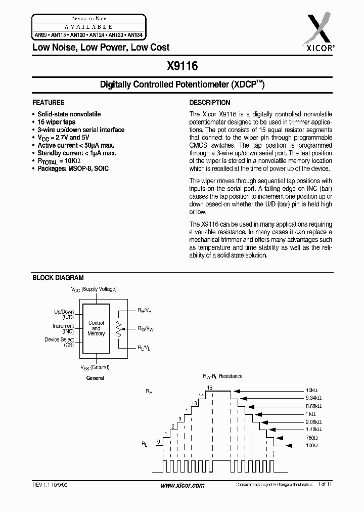 X9116_2872678.PDF Datasheet