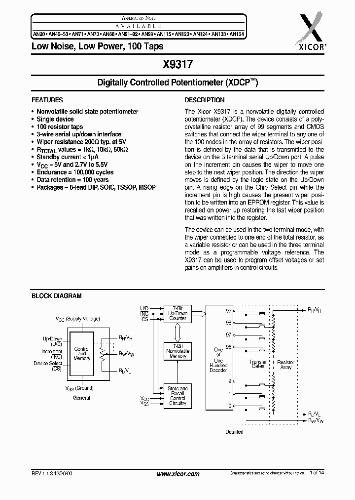 X9317_2872682.PDF Datasheet