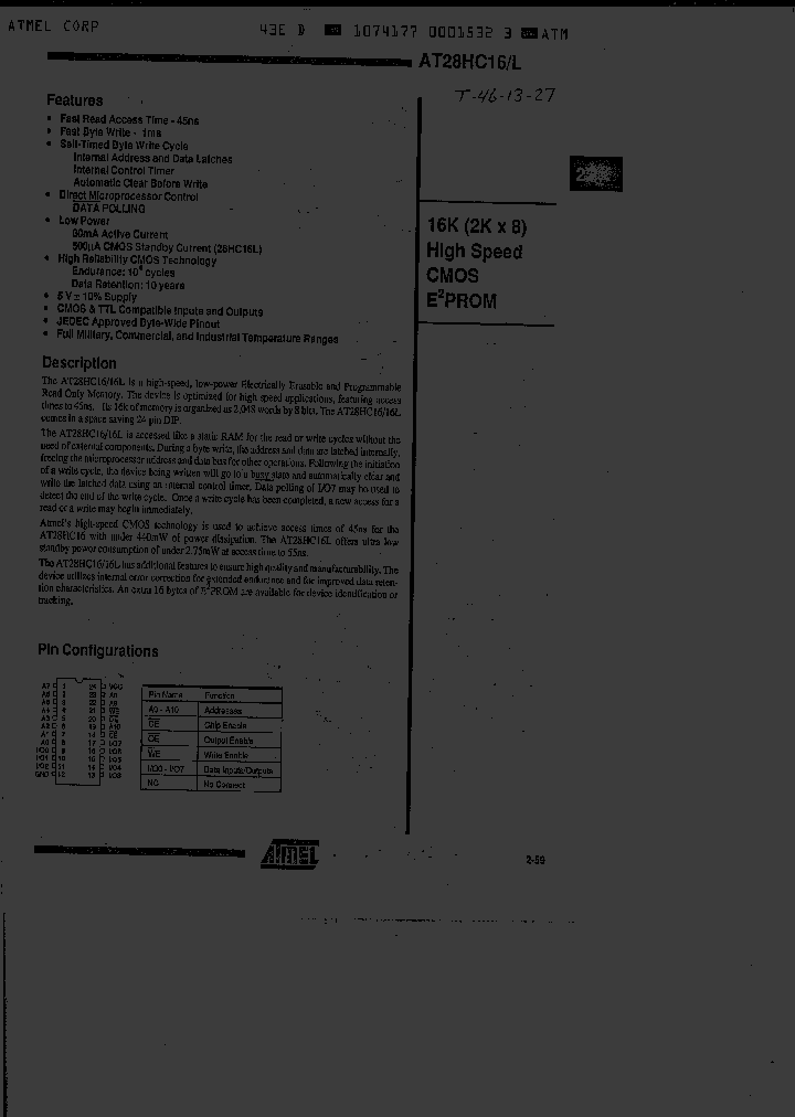 AT28HC16LN-90DM_2873908.PDF Datasheet