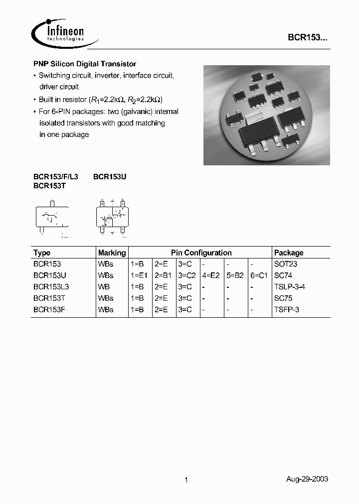 BCR153L3_2875232.PDF Datasheet