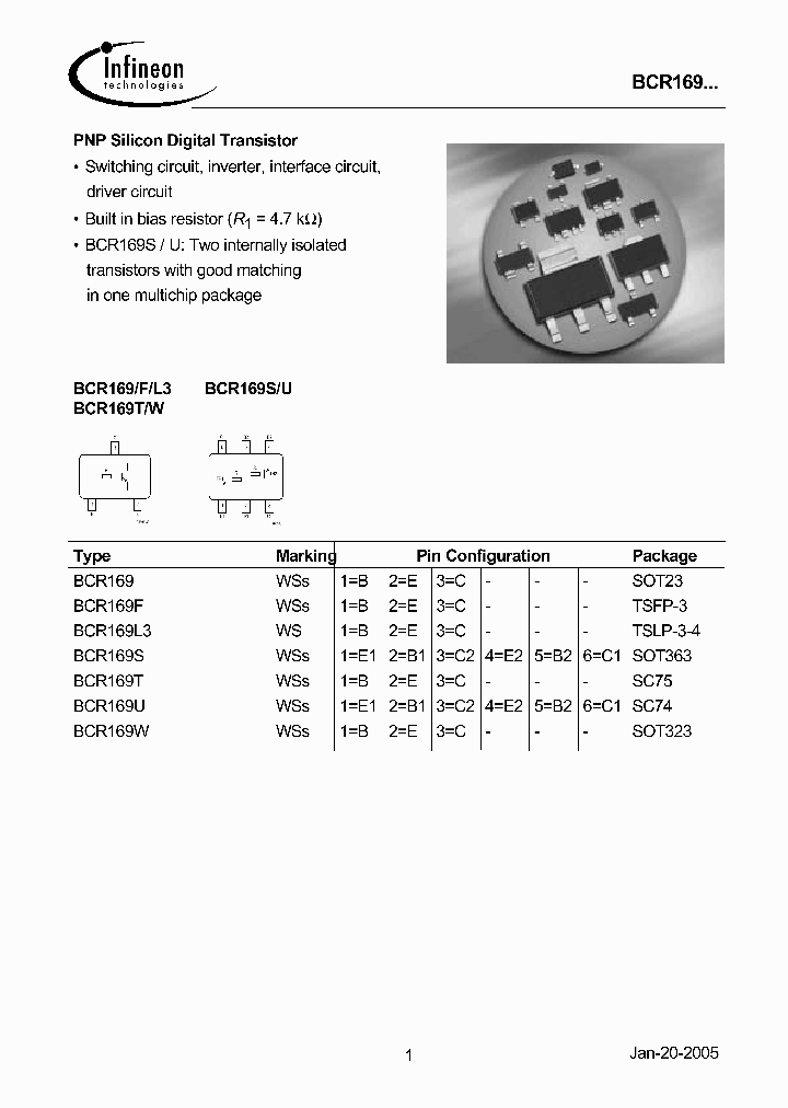 BCR169L3_2875237.PDF Datasheet