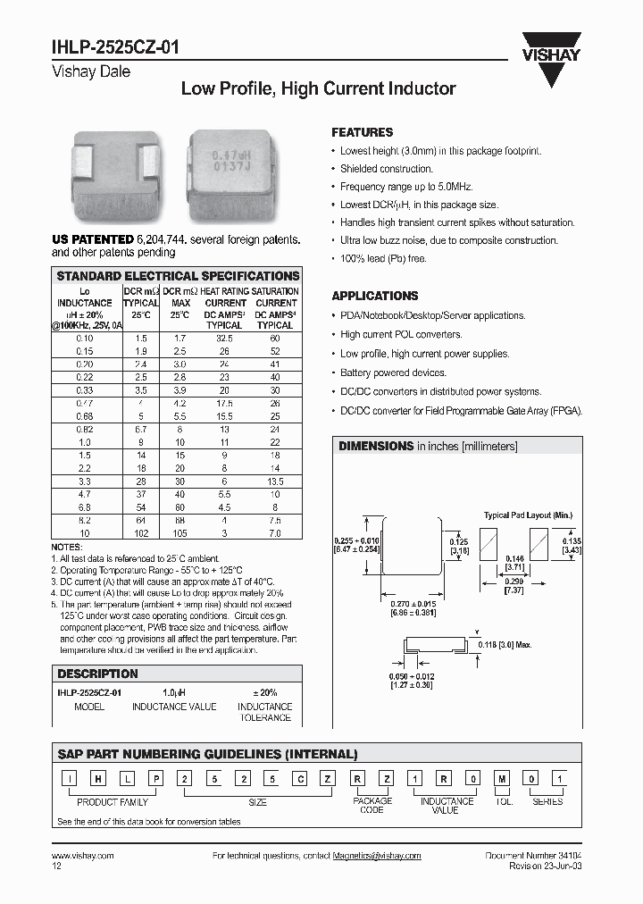 IHLP-2525CZ-01_2875569.PDF Datasheet