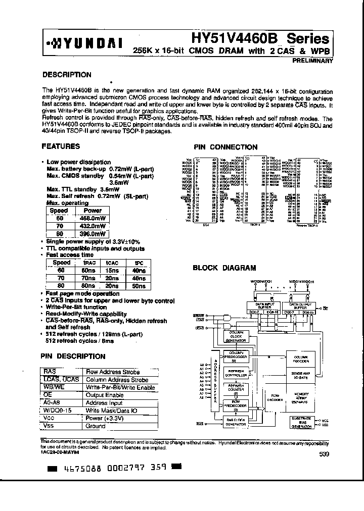 HY51V4460BSLRC-60_2878942.PDF Datasheet