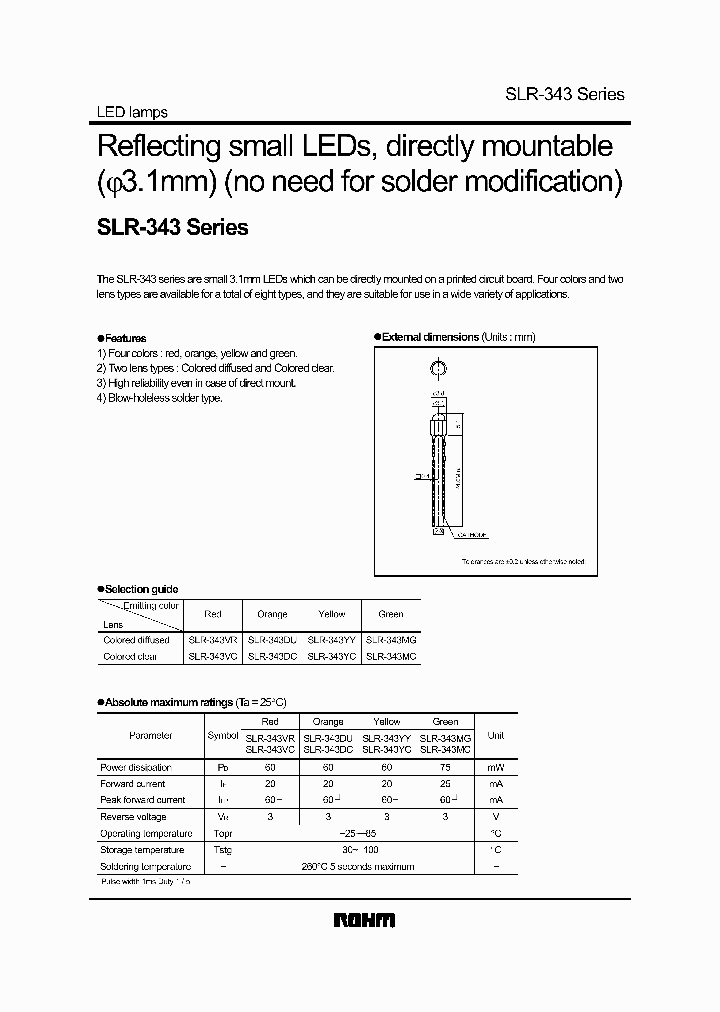 SLR-343VR_2879208.PDF Datasheet