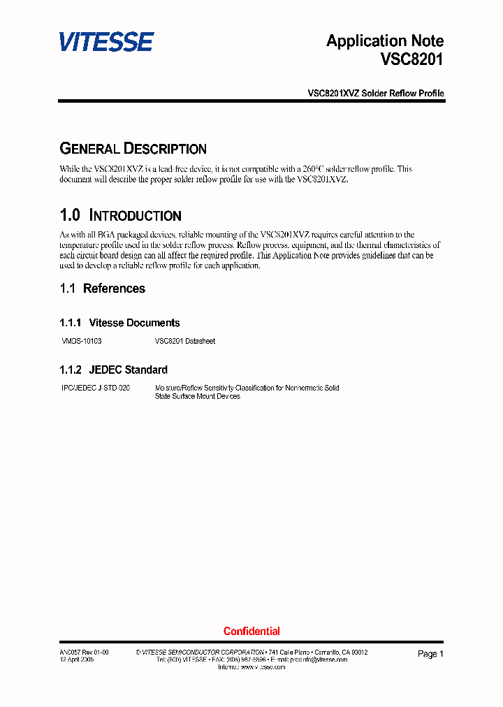 VSC8201XVZ_2879879.PDF Datasheet
