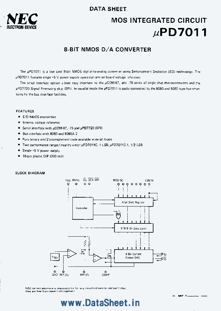 UPD7011_2880185.PDF Datasheet