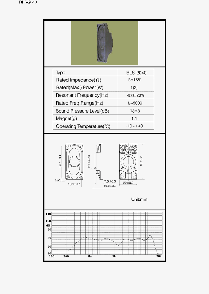 BLS-2040_2880073.PDF Datasheet