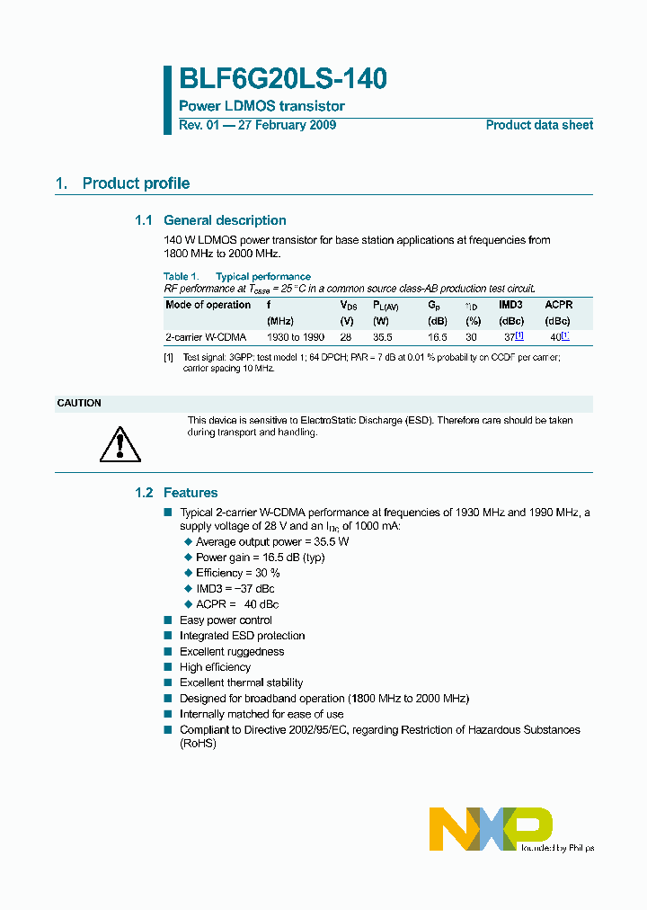 BLF6G20LS-140_2880234.PDF Datasheet