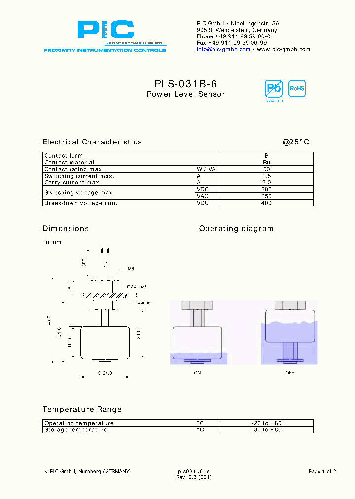 PLS-031B-6_2881614.PDF Datasheet