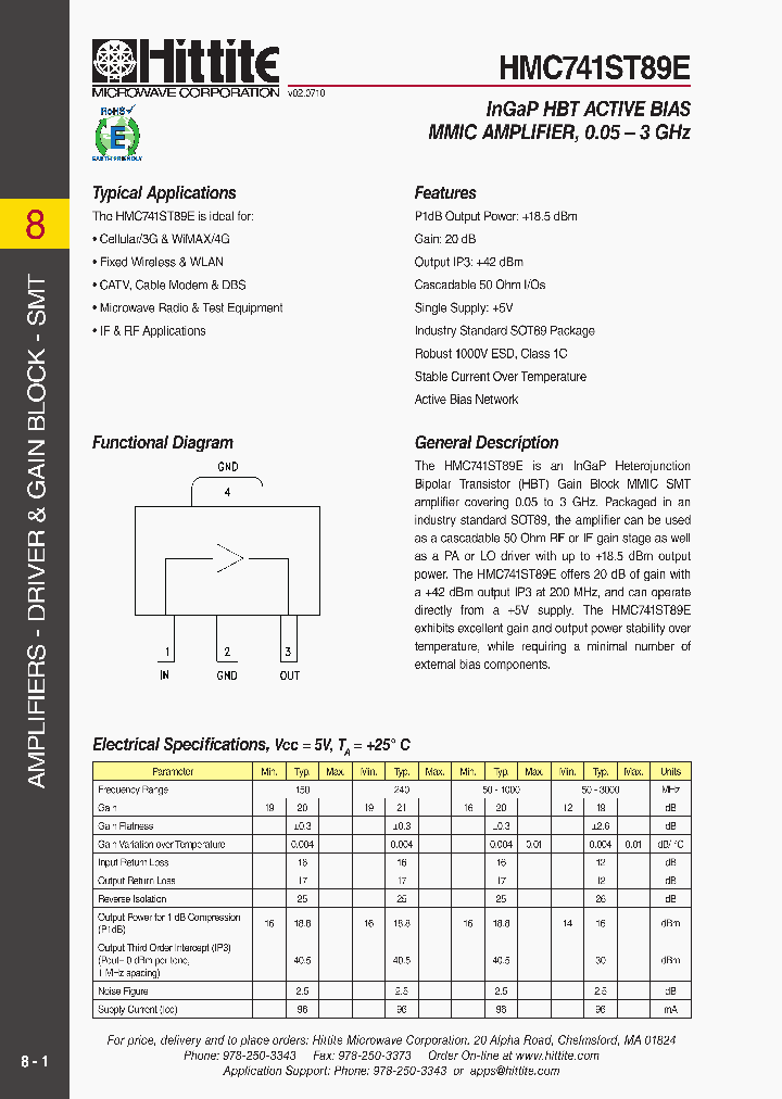 HMC741ST89E_2879950.PDF Datasheet