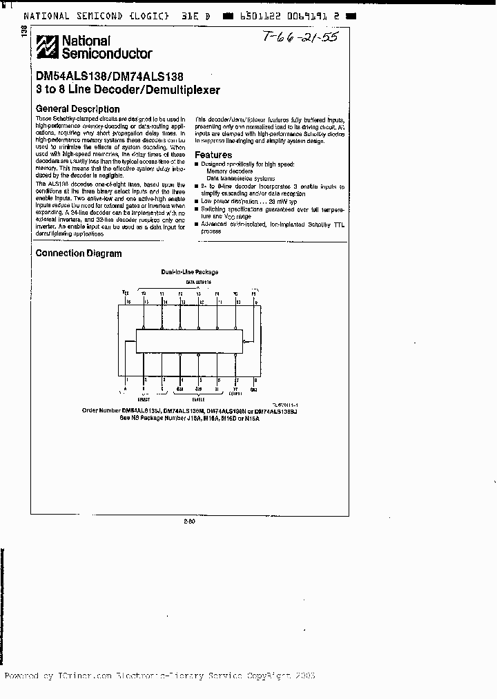 DM54ALS138J883_2880694.PDF Datasheet