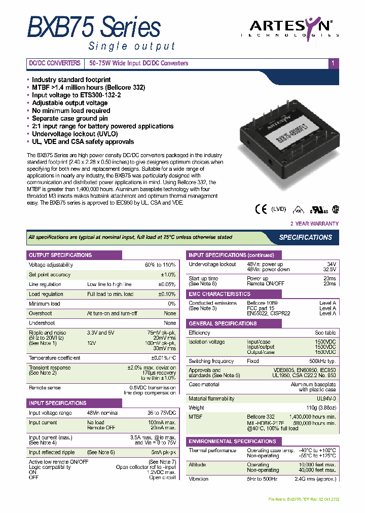 BXB75-48S12FLT_2883461.PDF Datasheet
