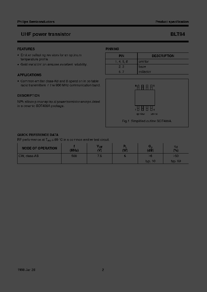 BLT94TR_2883482.PDF Datasheet