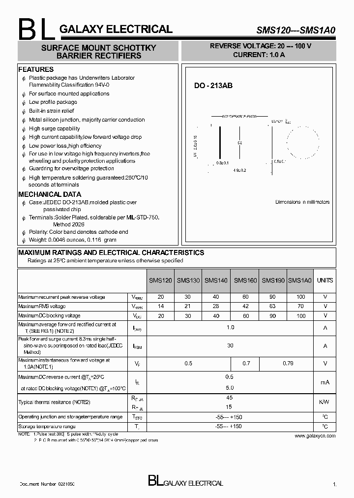 SMS130_2884104.PDF Datasheet