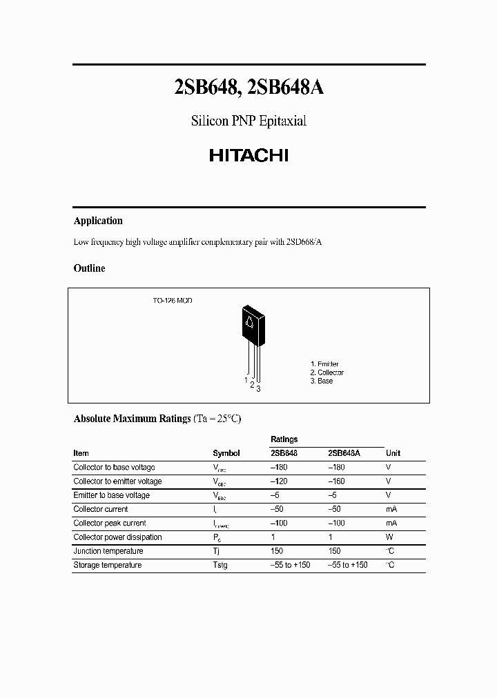 2SB648_2884605.PDF Datasheet