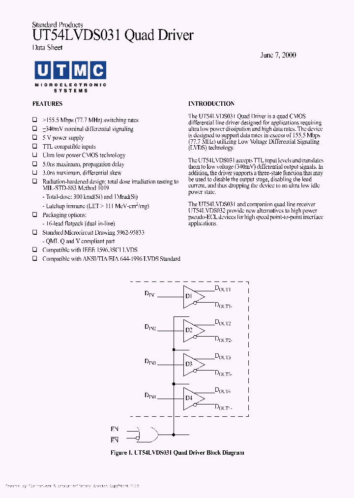 UT54LVDS031-UCA_2886092.PDF Datasheet