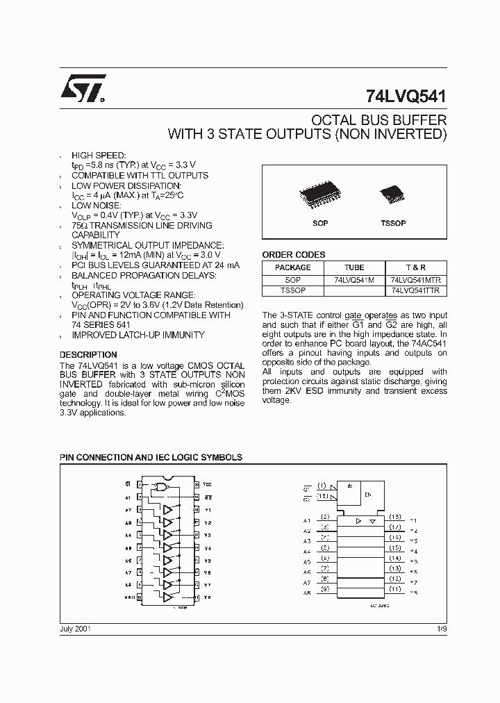 74LVQ541M_2886867.PDF Datasheet