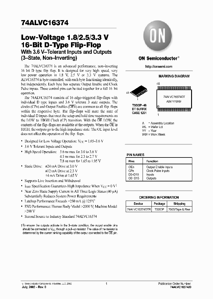 74ALVC16374D_2885956.PDF Datasheet