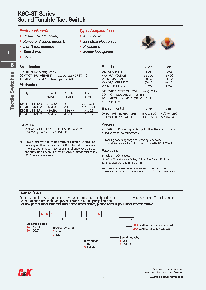 KSC441JST1LFS_2887527.PDF Datasheet