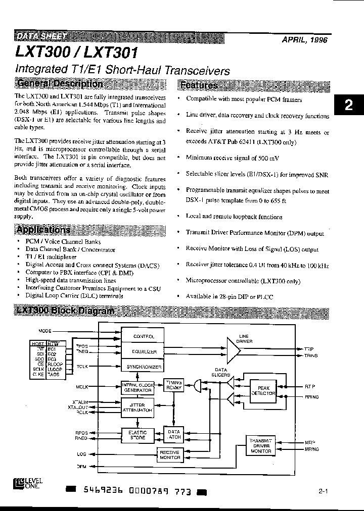 LXT300NE_2889039.PDF Datasheet
