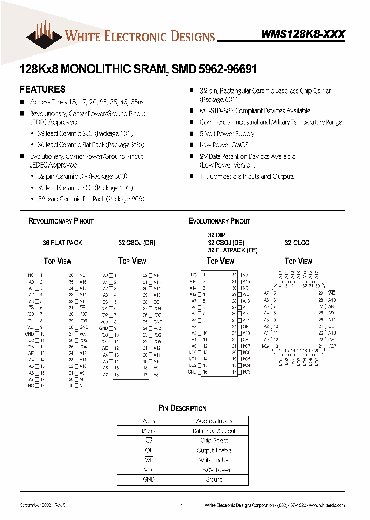 WMS128K8-XCLX_2889338.PDF Datasheet