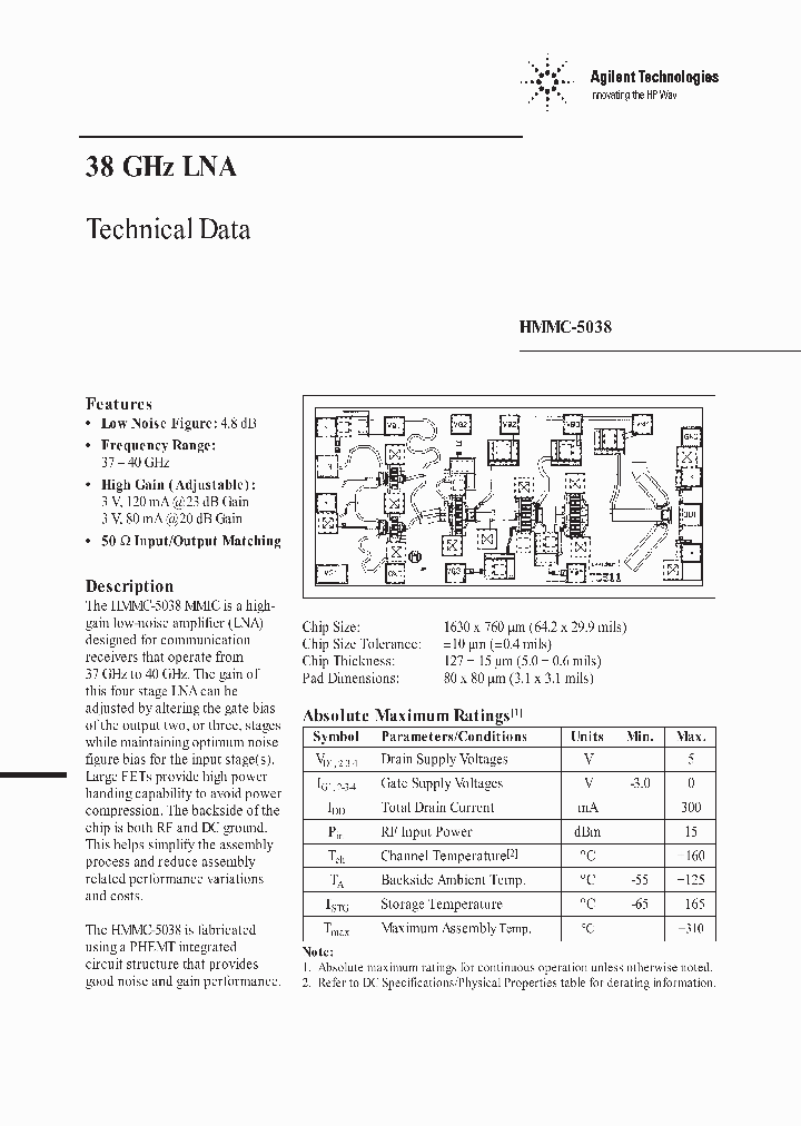 HMMC-5038_2891319.PDF Datasheet