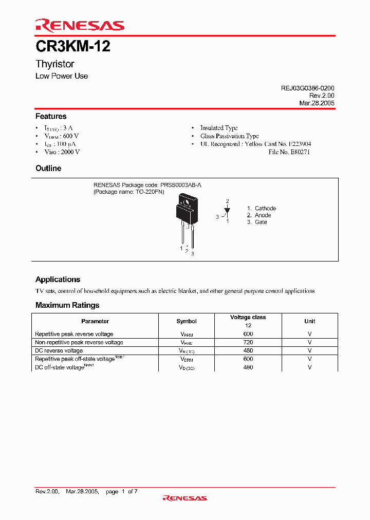 CR3KM-12-A8_2892137.PDF Datasheet