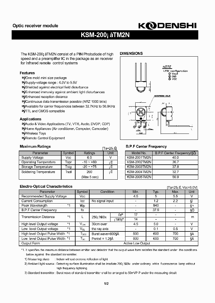 KSM-2005TM2N_2897409.PDF Datasheet