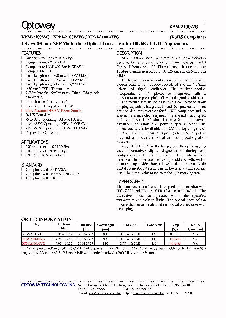 XPM-2100BWG_2894771.PDF Datasheet