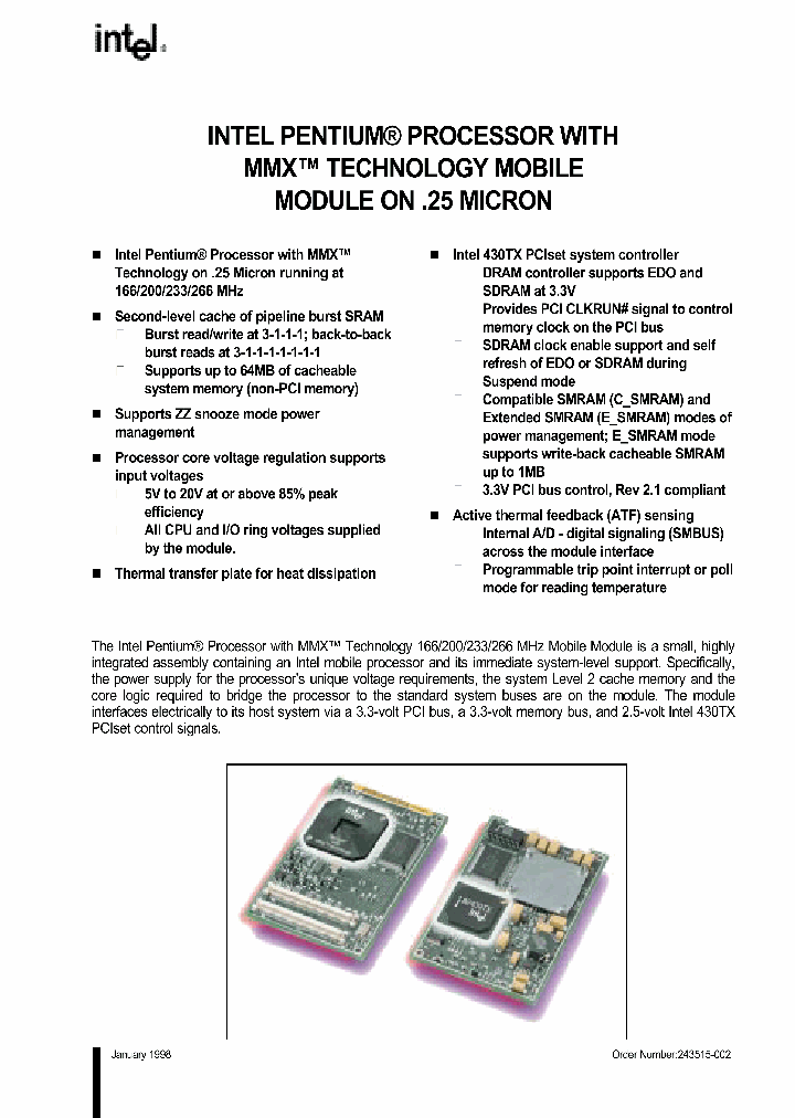 INTELPENTIUMCPU_2897984.PDF Datasheet