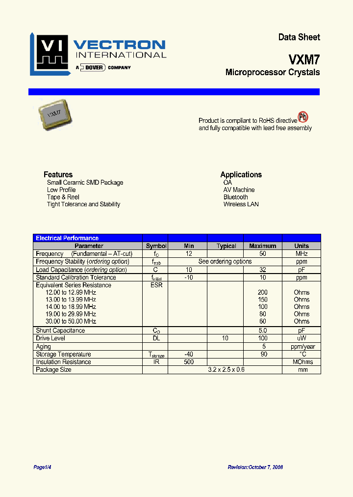 VXM-1M2-10M000_2893397.PDF Datasheet