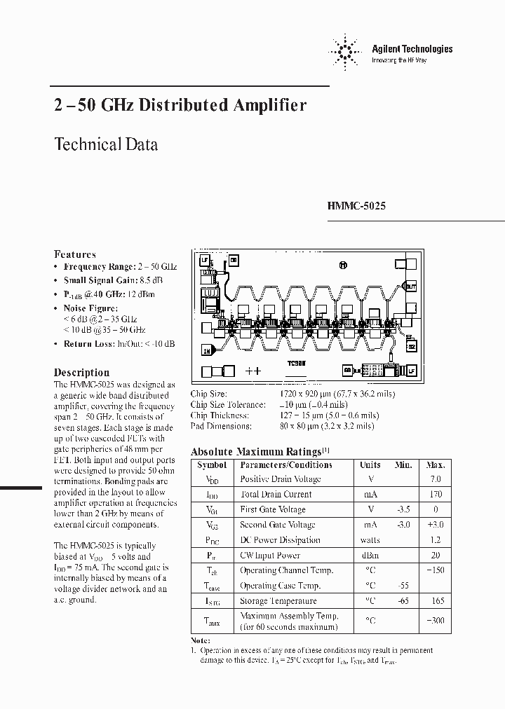HMMC-5025_2899568.PDF Datasheet